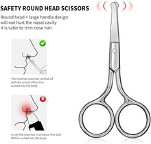 Load image into Gallery viewer, AsonTao Small Scissors for Hair Eyebrow Nose Trimming
