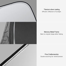 Load image into Gallery viewer, Rescien Foldable Car Windshield Sunshade Front Window Blocks UV Rays
