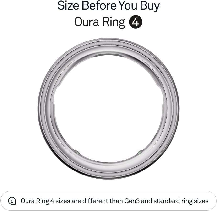 Oura Ring 4 Smart Ring Sleep Tracking Wearable Fitness