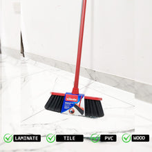 Load image into Gallery viewer, Vileda Indoor Floor Broom Red Black Lightweight