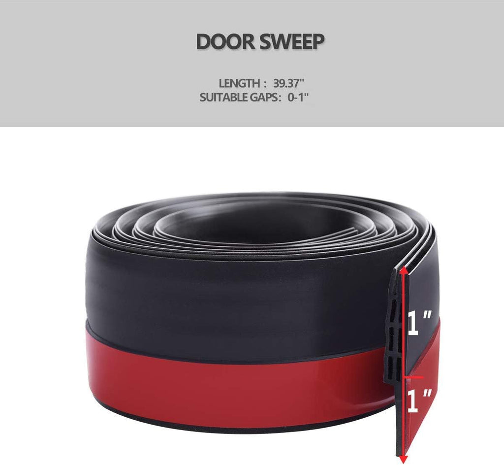 Door Draft Stopper Under Door Seal for Exterior Interior Doors