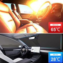 Load image into Gallery viewer, Car Windshield Sunshade Upgraded Thick Material Blocks UV