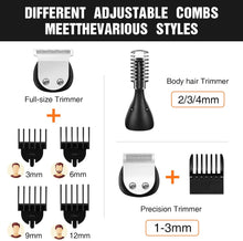 Load image into Gallery viewer, Miklife Hair Trimmers Beard Trimmer Kit Electric Cordless