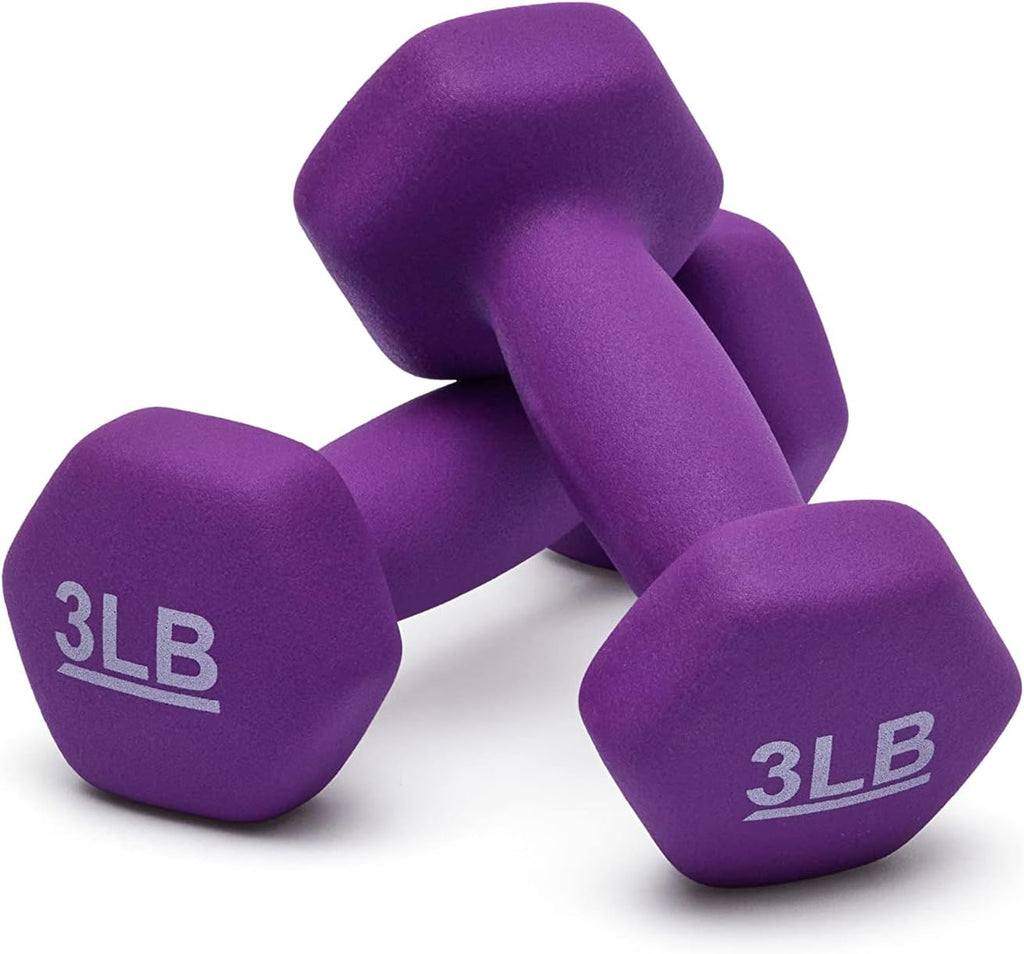 Amazon Basics Neoprene Coated Hexagon Dumbbell Hand Weight