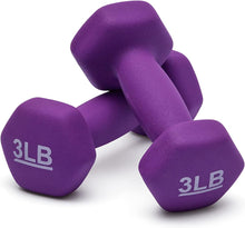 Load image into Gallery viewer, Amazon Basics Neoprene Coated Hexagon Dumbbell Hand Weight