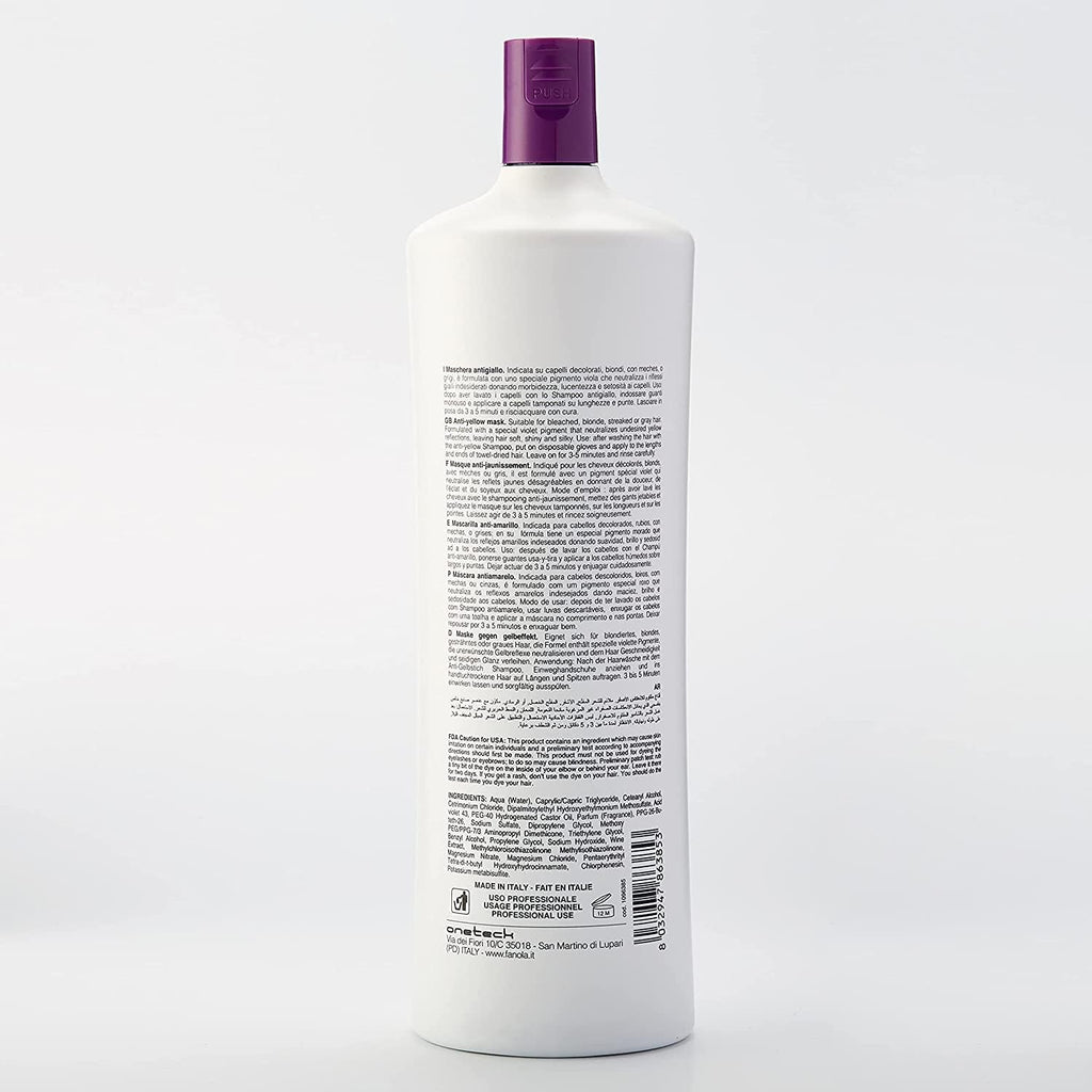 Fanola No Yellow Mask One Thousand Milliliter