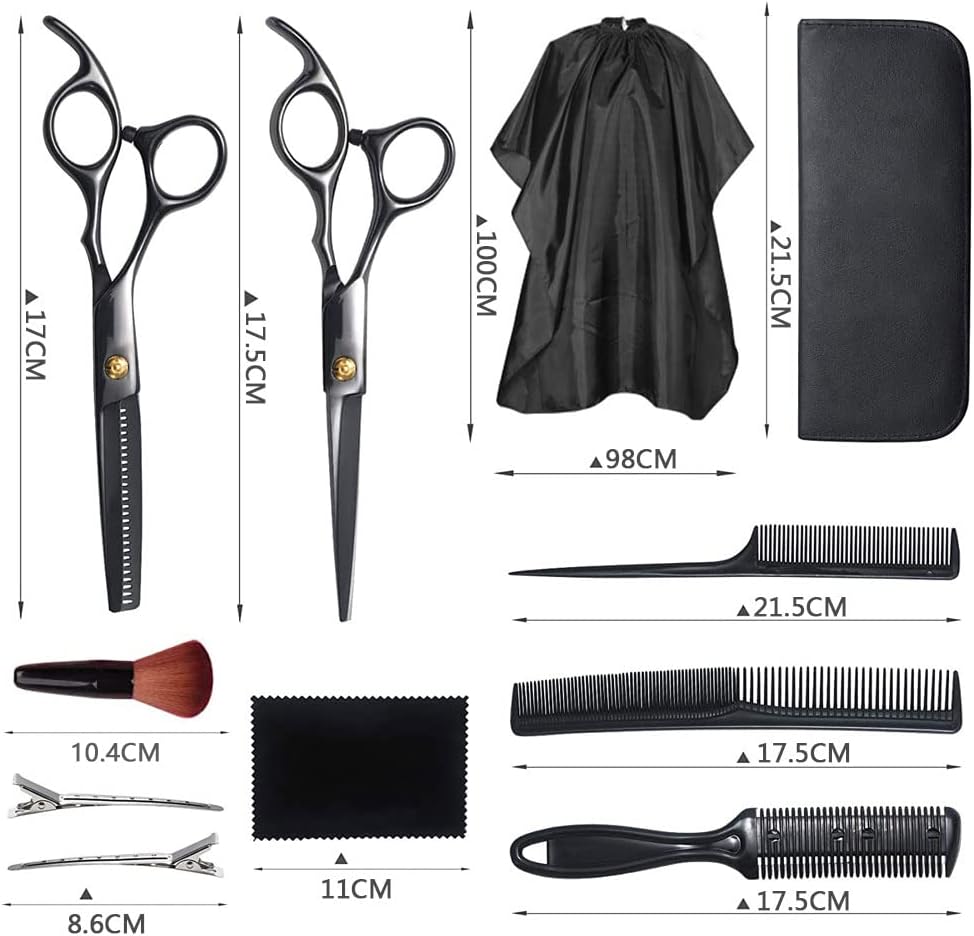 Professional Hair Cutting Scissors Kits Set