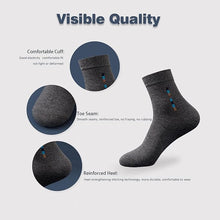 Load image into Gallery viewer, Infinos Cotton Mens Socks Mid Calf Formal Moisture Wicking
