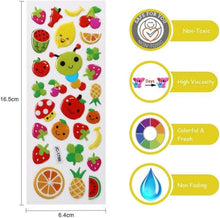 Load image into Gallery viewer, Mumoo Bear 3D Stickers for Kids Puffy Stickers Variety Sheets