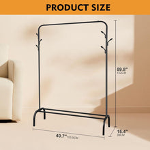 Load image into Gallery viewer, Multipurpose Clothing Garment Rack with Shelves and Storage