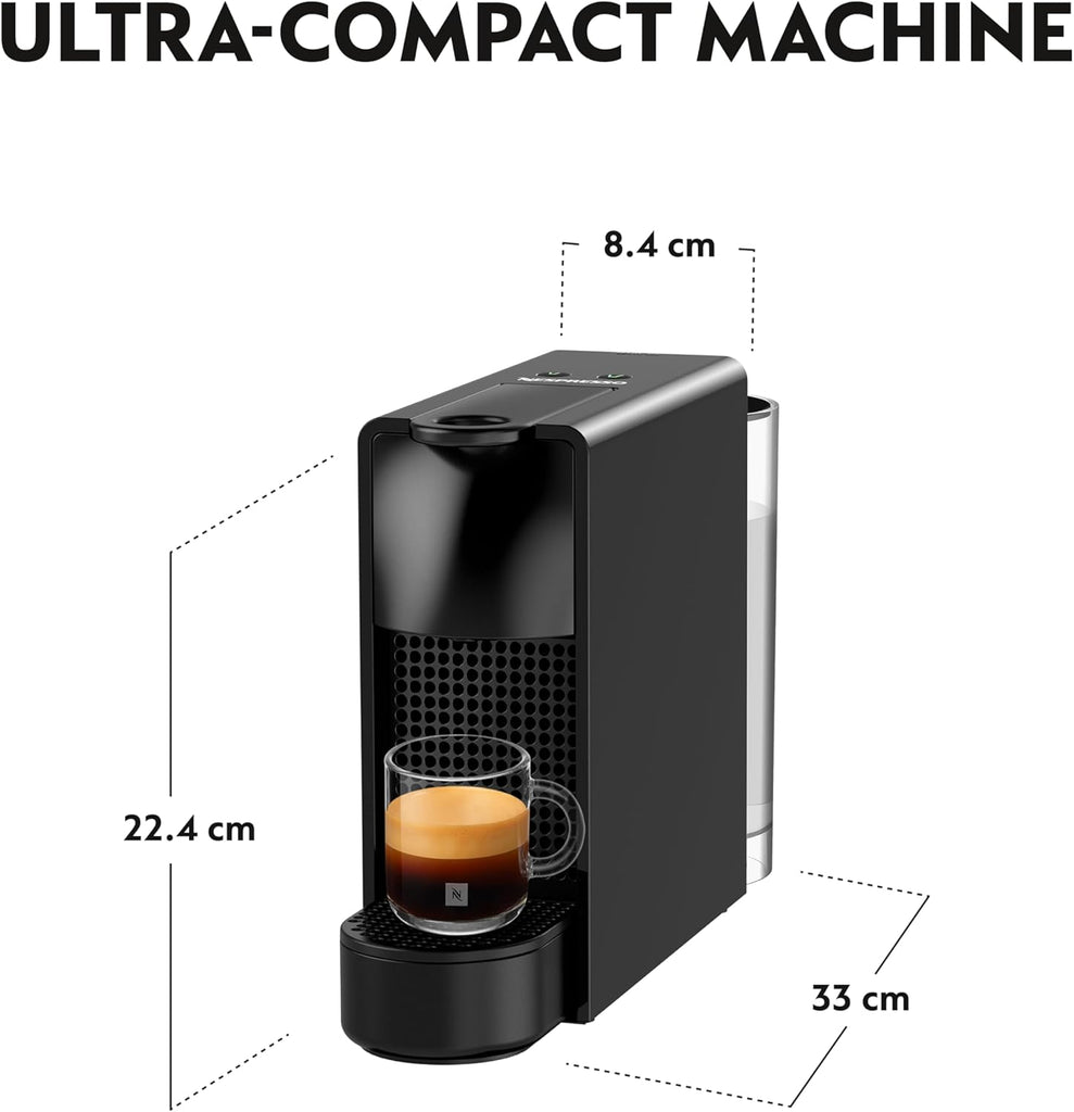 Nespresso Essenza Mini Coffee Machine Piano Black