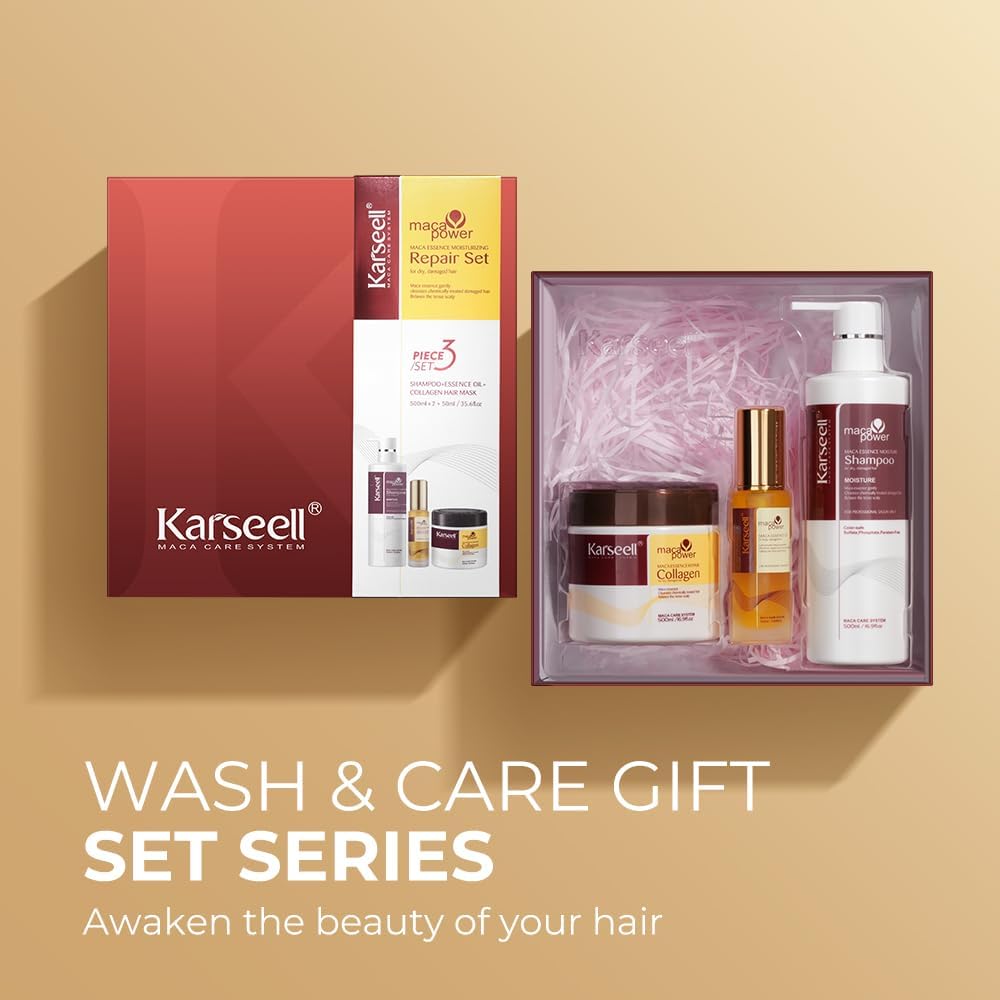 Karseell Collagen Hair Treatment Deep Repair Set