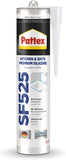 Pattex Sf525 Premium Silicone Sealant Mould Resistant