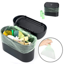 Load image into Gallery viewer, Car Trash Can Container With Waste Bags Leak Proof