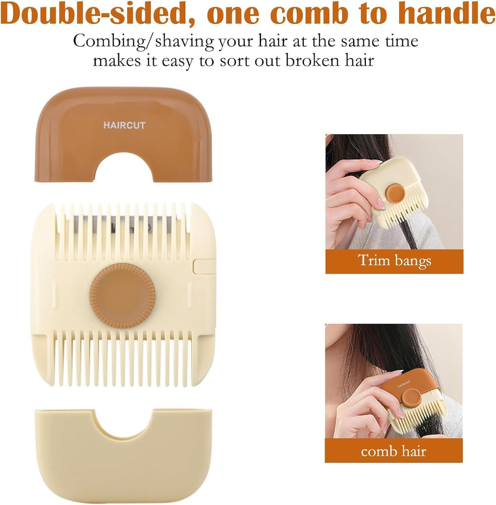 Oasisgalore Hair Trimmer Razor Comb Set Green Orange