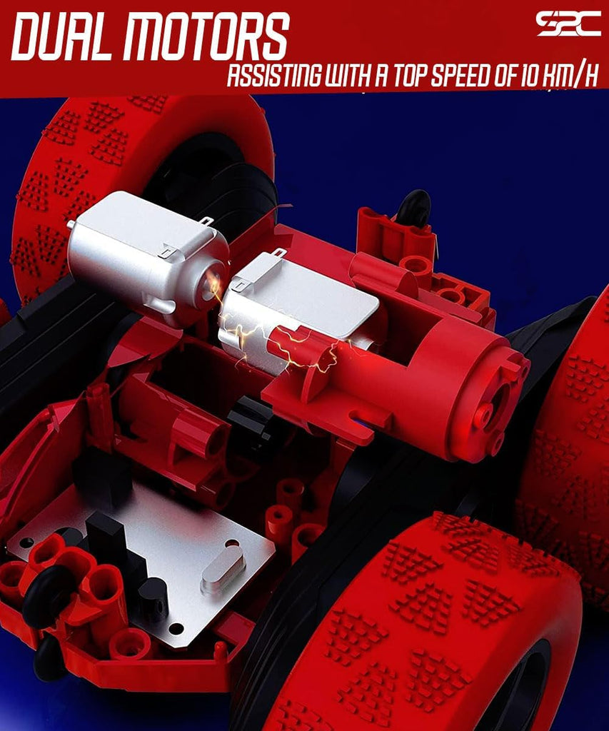 Remote Control Car RC Cars Stunt Toy 4WD Double Sided Rotating