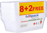 Disposable Lunch Box Food Storage Microwavable Container
