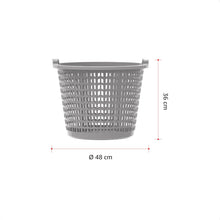 Load image into Gallery viewer, Cosmoplast Wide Laundry Basket Grey