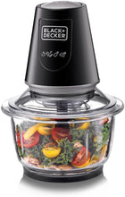 Load image into Gallery viewer, BLACKDECKER Multi Function Glass Chopper Mincer