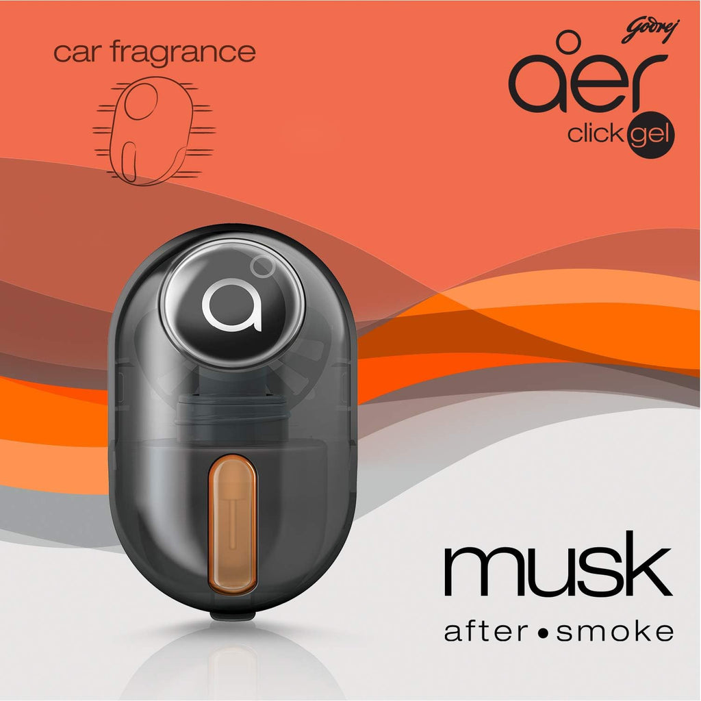 Godrej Aer Click Car Vent Air Freshener Musk After Smoke