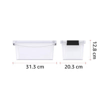 Load image into Gallery viewer, Cosmoplast Clear Plastic Storage Box with Lockable Lid