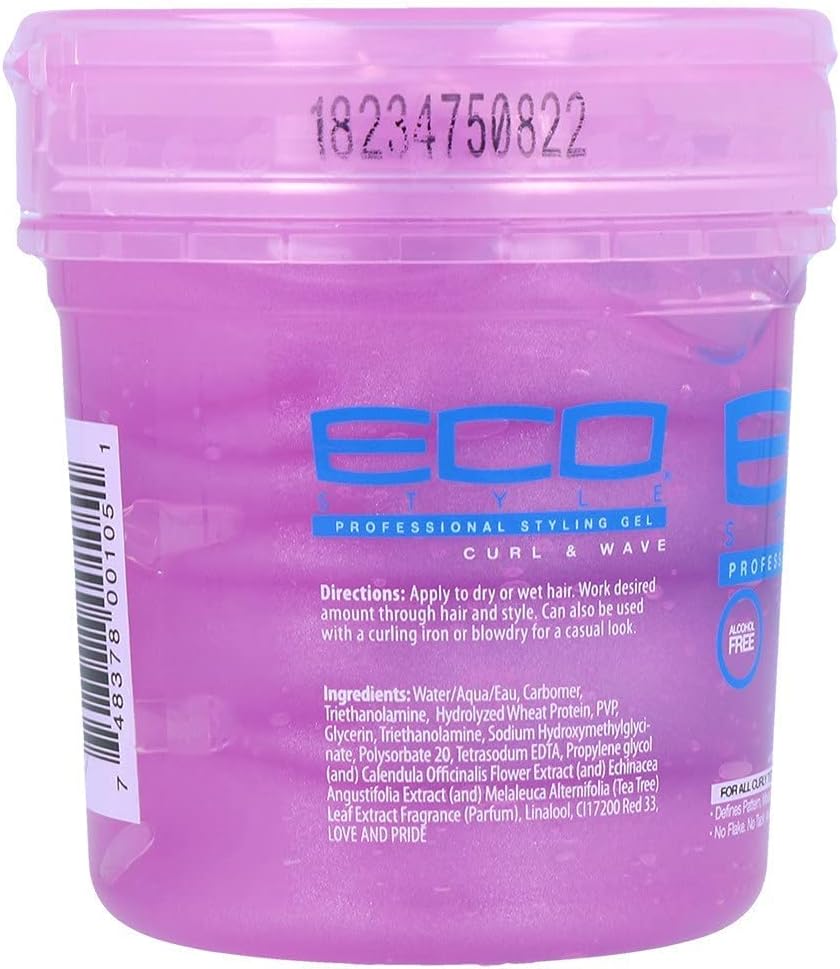 Eco Style Curl and Wave Styling Gel Firm Hold Hair
