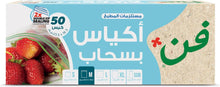 Load image into Gallery viewer, Clear Medium Zipper Bags Leak Proof Kitchen Storage