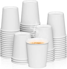 Load image into Gallery viewer, MARKQ White Paper Cups for Coffee Tea Water