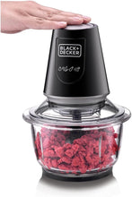 Load image into Gallery viewer, BLACKDECKER Multi Function Glass Chopper Mincer