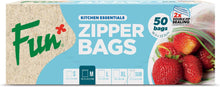 Load image into Gallery viewer, Clear Medium Zipper Bags Leak Proof Kitchen Storage