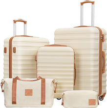 Load image into Gallery viewer, COOLIFE Suitcase Trolley Carry On Hand Cabin Luggage Hard Shell Travel