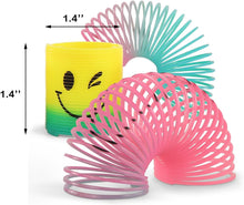 Load image into Gallery viewer, Spring Rainbow Magic Fidget Stress Coil Mini Springs Bulk Toys