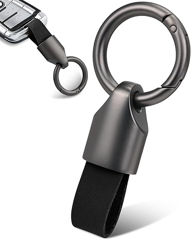 Car Key Chain Ring Clip Small Key Fob Accessory Zinc Alloy