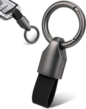 Load image into Gallery viewer, Car Key Chain Ring Clip Small Key Fob Accessory Zinc Alloy