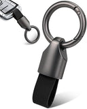 Car Key Chain Ring Clip Small Key Fob Accessory Zinc Alloy