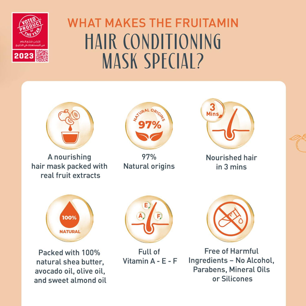 Vatika Naturals Fruitamin Hair Mask Yogurt Blast
