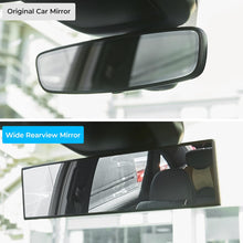Load image into Gallery viewer, Rear View Mirror Universal Panoramic Convex Interior Clipon Wide Angle