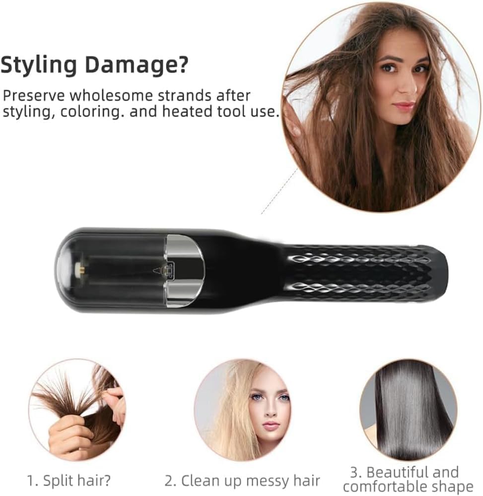 Cordless Split Ends Hair Trimmer Rechargeable