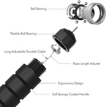 Load image into Gallery viewer, Tangle Free Jump Rope with Ball Bearings Adjustable Steel Cable