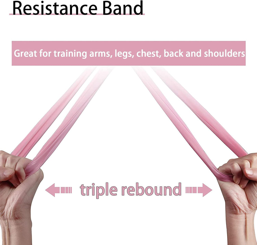 PROIRON 2 in 1 Resistance Bands Set for Fitness Therapy