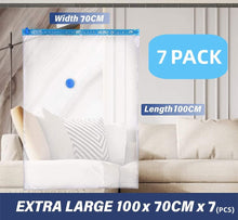 Load image into Gallery viewer, Vacuum Storage Bags Space Saver Bags With Suction Pump Reusable