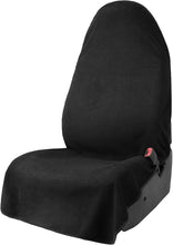 Load image into Gallery viewer, Leader Accessories Cloth Towel Front Seat Cover Black