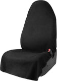Leader Accessories Cloth Towel Front Seat Cover Black