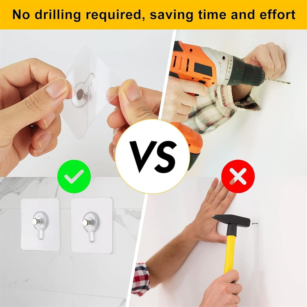 GERRIT Picture Hangers Self Adhesive Hooks Waterproof