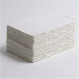 KhpalKar Handmade Cotton Paper A6 Size White Color