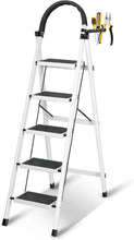 Load image into Gallery viewer, SKY-TOUCH Foldable Ladder Steps Home Folding Stool