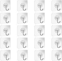 Load image into Gallery viewer, Adhesive Wall Hooks Transparent Strong Suction Hooks