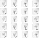 Adhesive Wall Hooks Transparent Strong Suction Hooks