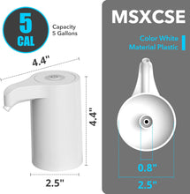 Load image into Gallery viewer, Electric Water Bottle Pump Dispenser Universal