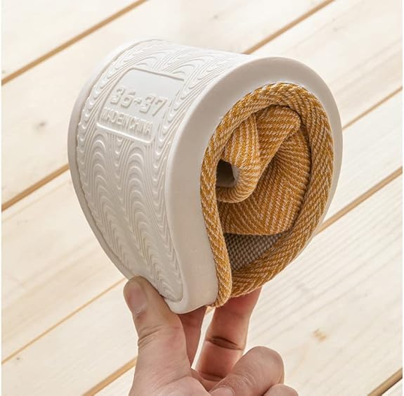 AioTio Fabric Slippers Indoor Outdoor Non Slip Couple